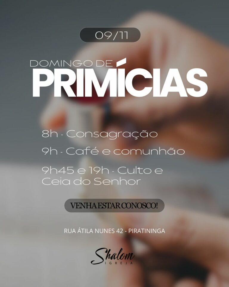 Instagram post from shalomigrejacrista. This post is in position 2.