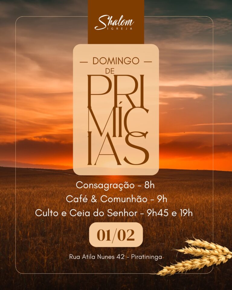 Instagram post from shalomigrejacrista. This post is in position 1.