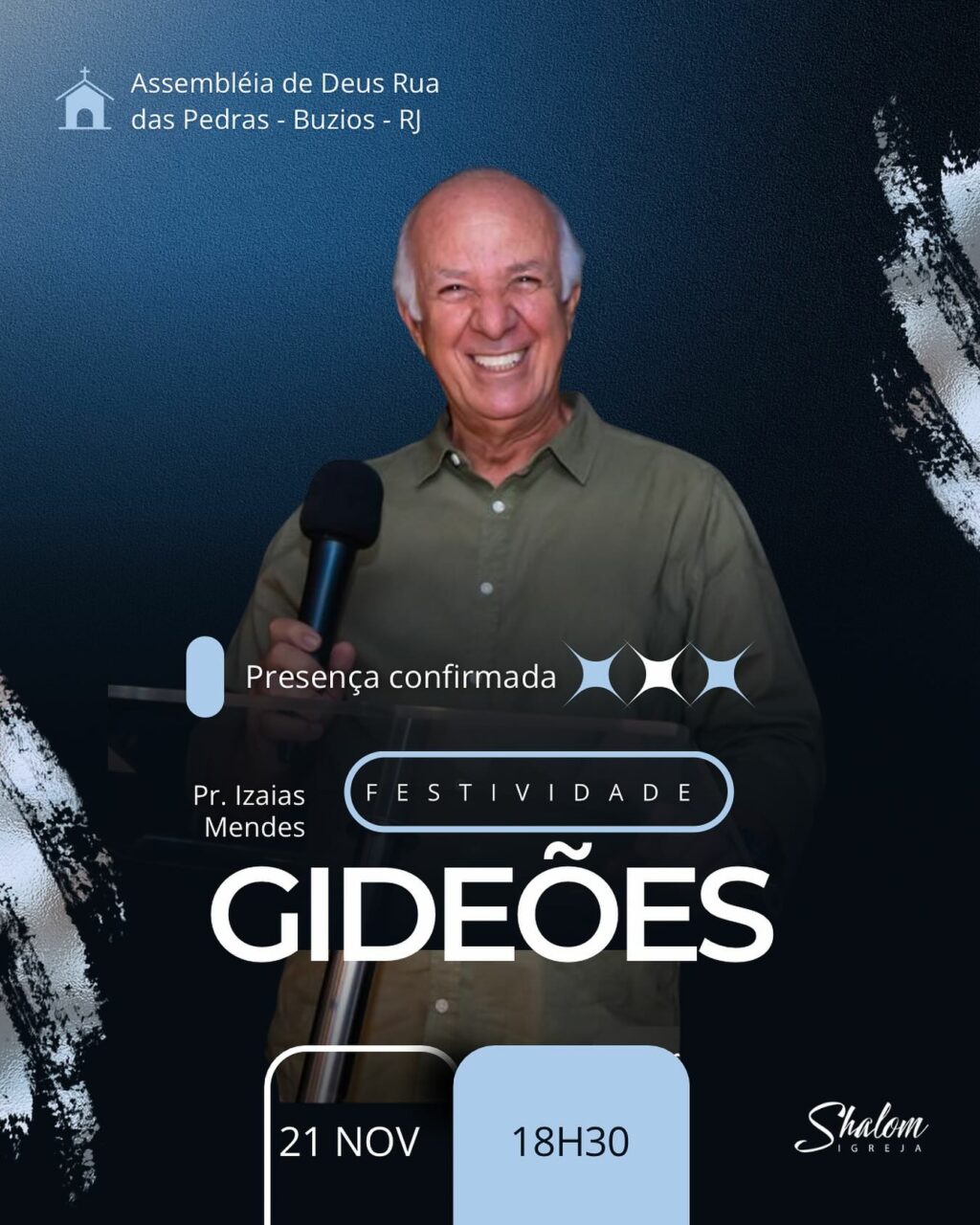 Instagram post from shalomigrejacrista. This post is in position 0.