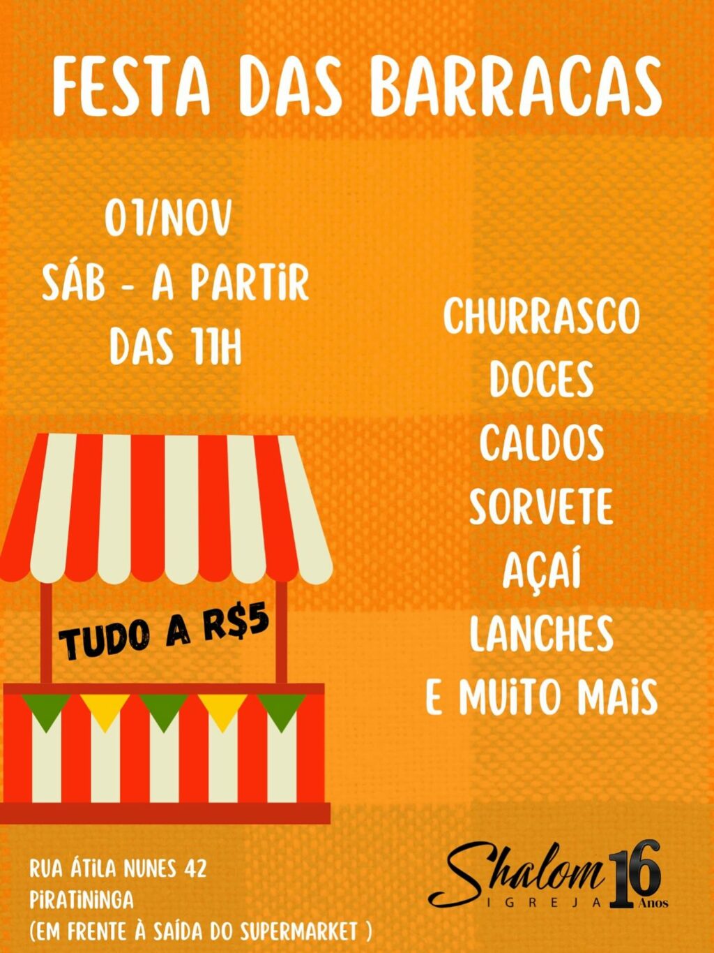 Instagram post from shalomigrejacrista. This post is in position 2.