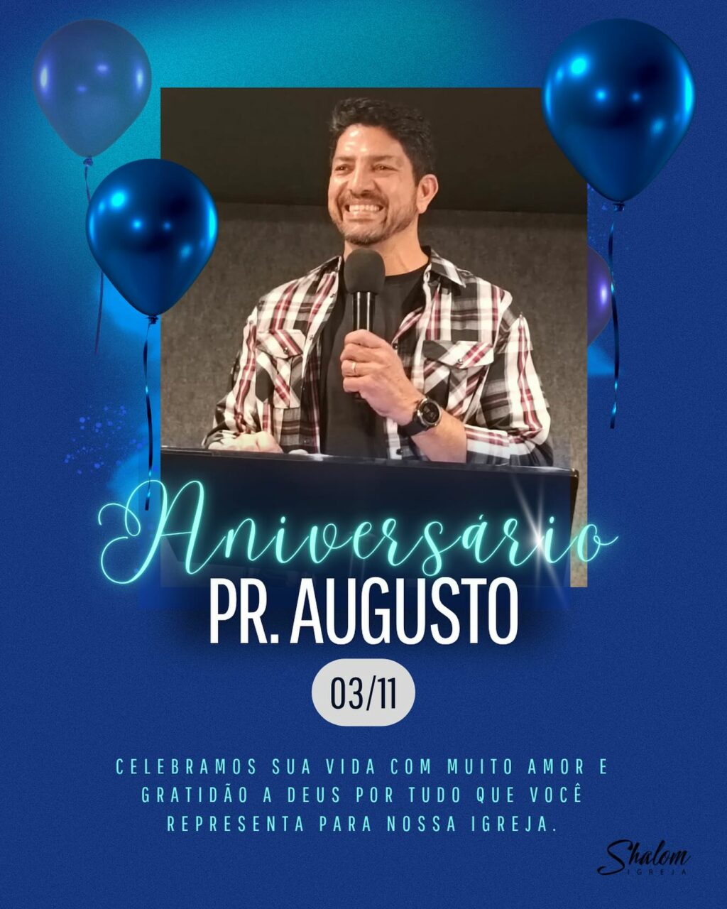 Instagram post from shalomigrejacrista. This post is in position 3.