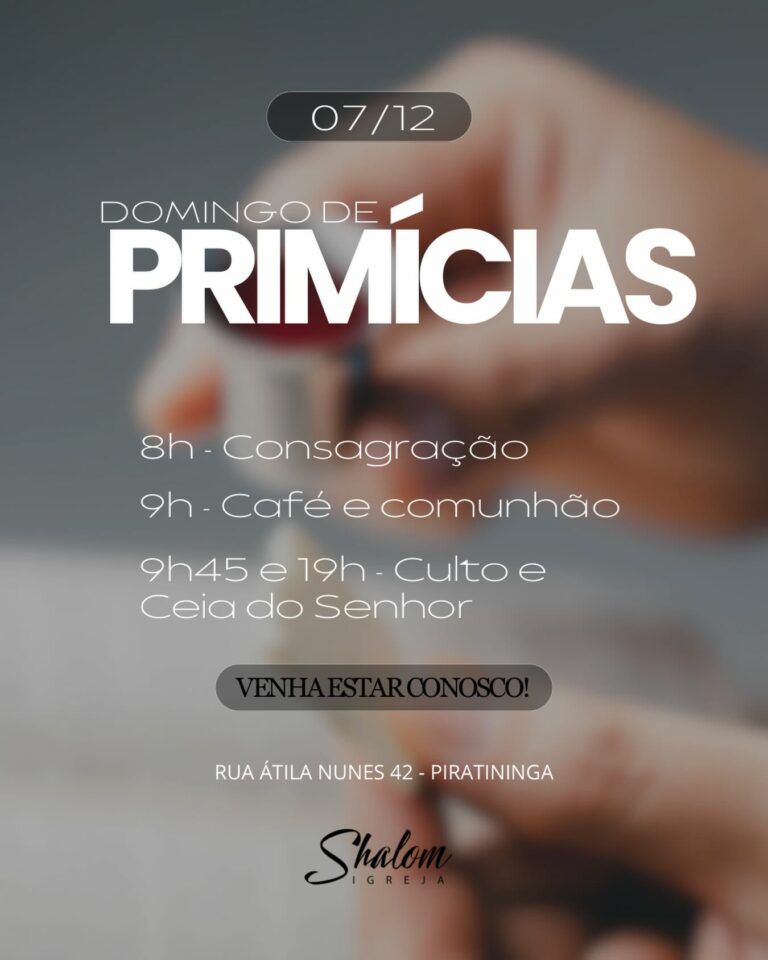 Instagram post from shalomigrejacrista. This post is in position 5.